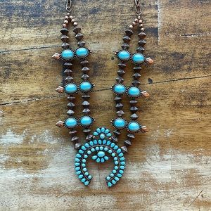 Squash blossom necklace